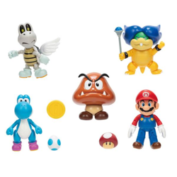 Nintendo: Super Mario - Spielfiguren-Sortiment 5-fach sortiert W27