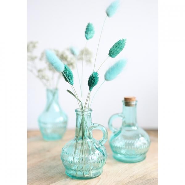 Vase Lille glass blue 10 cm