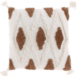 Unique Living Kissen Alys Kokosnuss 45x45cm