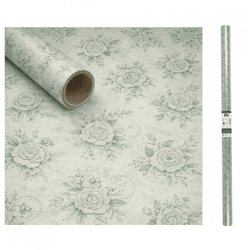 Horn Geschenkpapier Blumen grün 200 x 70 cm