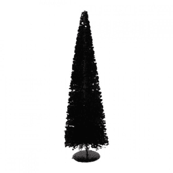 Weihnachtsbaum Sparkle schwarz 40 cm