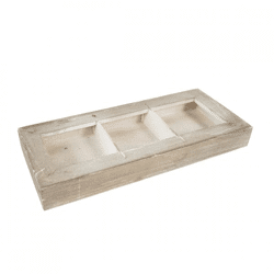 Schale Polly Wood beige 29,5 cm