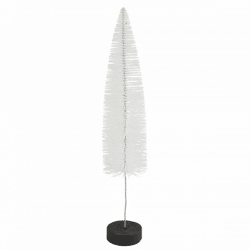 Countryfield Weihnachtsbaum auf Sockel Glitter weiß 40 cm