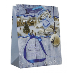 Weihnachtsgeschenktüten Kinder im Schnee - Medium - 5 Motive