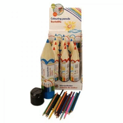 Bleistift mit 24 Buntstiften