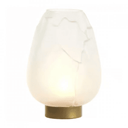 Light & Living tafellamp Ginny LED op batterij wit 19,5 cm