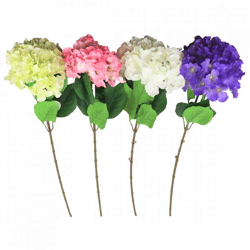 Künstliche Hortensie 84 cm 4 Stück sortiert