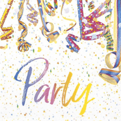 Colourful Party - Lunch-Servietten - 33 x 33 cm