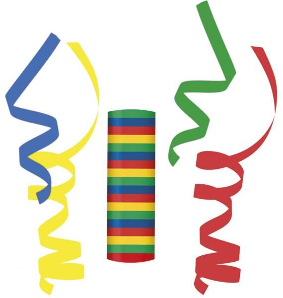 Luftschlangen - Party Streamers - bunt
