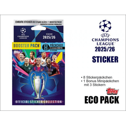 Topps UEFA Champions League 2025/2026 Sticker – ECO PACK