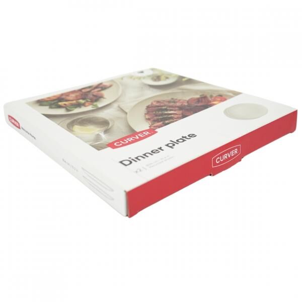 Curver dinerbord grijsgroen 26 cm set van 2