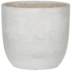 Mica bloempot Cliff grijs 15 cm