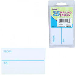Shipping labels 11.5 cm 25 pieces
