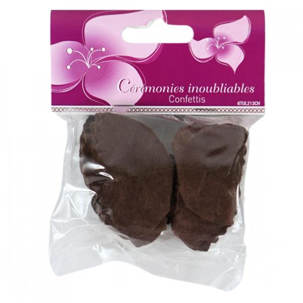 Confetti butterflies brown 7 cm
