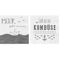 Maritime napkins, 3/s, pack of 20