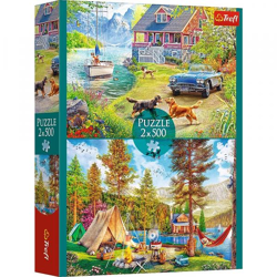 Sommerliche Entspannung - Puzzle 2 x 500 Teile