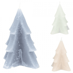 Kerze Weihnachtsbaum Frosty 15 cm sortiert