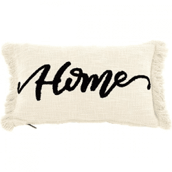Tiseco Kissen Cotton Slub Home elfenbein 30 x 50 cm