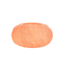 Light & Living Finley theelichthouder glas oranje 10 cm