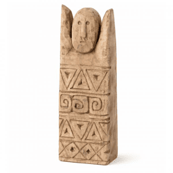 J-Line statue Primitive Happy wood 46 cm