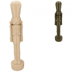 Statue Nussknacker sand/grün 52 cm 2 sortiert
