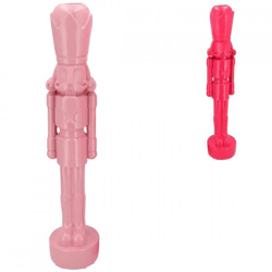 Statue Nussknacker fuchsia/rosa 52 cm 2 Stück sortiert