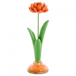 Light & Living kandelaar Zapilo oranje 30 cm