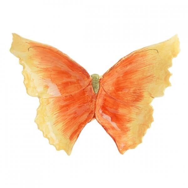 Light & Living schaal Butterfly geel/oranje 21,5 cm