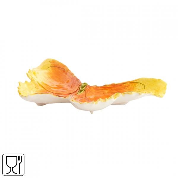 Light & Living schaal Butterfly geel/oranje 21,5 cm