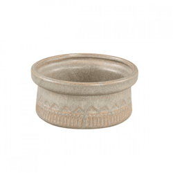 PTMD bloempot Rail laag S lichtbruin 16 cm