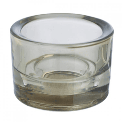 (R) Spaas theelichthouder grijs 8,5 cm