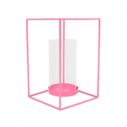 Hausvitamin Laterne rosa 20 cm