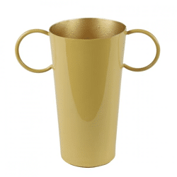 Countryfield vaas Fido L geel 20 cm