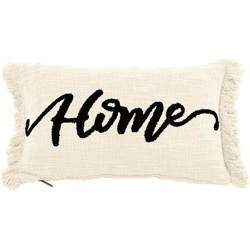 Tiseco Kissen Cotton Slub Home elfenbein 30 x 50 cm