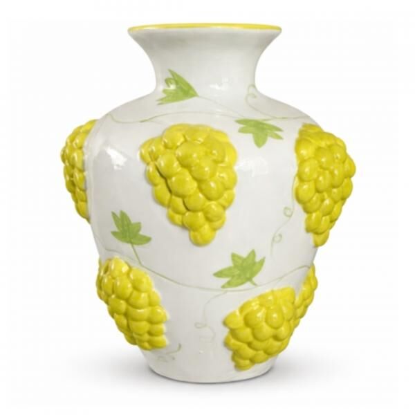 Light & Living Vase Weintraube weiß/grün 25 cm