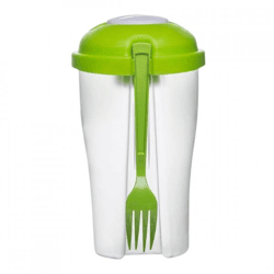 Sagaform saladebeker to go groen 800 ml