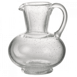 J-Line Vase Karaffe Kugel Glas transparent 21 cm