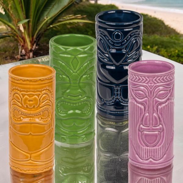 Aus der blauen Tasse Tiki 250 ml 4 Stück sortiert