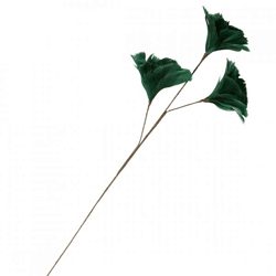 Light & Living künstlicher Zweig Federblumen dunkelgrün 75 cm