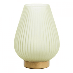 Light & Living tafellamp Tajera LED op batterij groen 28 cm