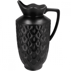 Vase Boa with handle black 45 cm