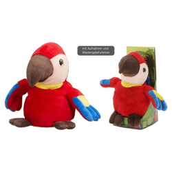 Talking parrot approx. 18cm in show box 