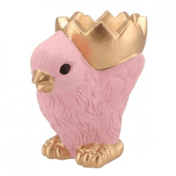 Schaal kuiken roze 19 cm