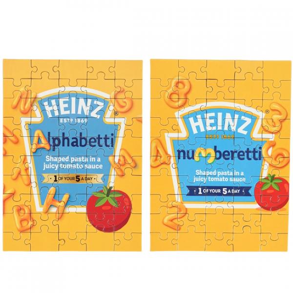 Heinz puzzel 22 cm 50 stukjes 2 assorti