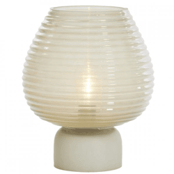 Light & Living tafellamp Alenna LED op batterij groen grijs 27 cm