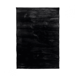 Karpi Teppich Plüsch schwarz 60 x 90 cm