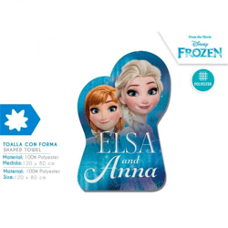 Disney Frozen/ The Ice Queen - Shaped bath towel