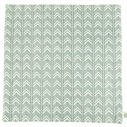 Fair Trade Kissenbezug Graphic grün 45 x 45 cm