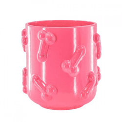 Housevitamin Blumentopf Dick rosa 17,5 cm