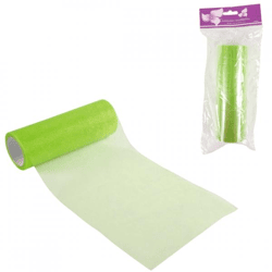 Organza on roll green 15 cm x 10 m